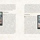 Textüberschrift: „Rekominanz“ und „Vereislerung“.  
Links: Statue eines Mannes.  
Rechts: Gemälde einer fliegenden Frau.