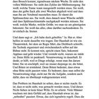 Text beschreibt Alltag und Verantwortung in einem Haushalt. Themen sind Müllabfuhr, Wäsche, Rollenverteilung und unsichtbare Arbeit.