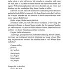 Seite mit Text über Empathie und Hilfe, betont Zuhören, Verständnis und Fragenstellen. Abschnitt in kursiv: "Helfen tut gut, Helfen macht glücklich."