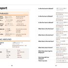 Praktische Transporttipps auf Englisch und Japanisch. Schlüsselphrasen und Fragen zum Fortbewegen in verschiedenen Städten.