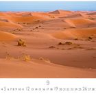Text: "Sahara", "9", "Casares Edition". Dünenlandschaft unter blauem Himmel, sandige Hügel mit vereinzelten Grasbüscheln.
