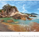 "Similan Islands", "CASARES EDITION"; Landschaft mit Felsen, türkisfarbenem Wasser und blauem Himmel.