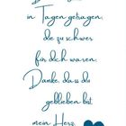 "Du hast Licht in Tagen getragen, die zu schwer für dich waren. Danke, dass du geblieben bist, mein Herz." Herzsymbol.