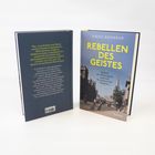 Buchtitel: "REBELLEN DES GEISTES". Rückseite: Beschreibung über Denkern in Oxford von 1900-1960. Vorderseite zeigt Straßenszene.