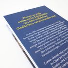 Titeltext in Gelb: "Warum so viele ostdeutsche Schriftsteller aus dem kollektiven Gedächtnis verschwunden sind". Darunter erklärender Text.