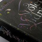 Cover mit dem Text: "KATHERINE" und "Stolen Midnights", verziert mit Mond und Sternen. Atmosphäre geheimnisvoll.