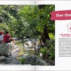 "Der Osten. Von wegen nur Strand und Sand im Osten. Ein Paar sitzt auf einem Felsen in einem grünen Wald am Fluss."
