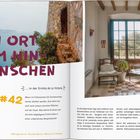„Ein Ort zum Hinwünschen“ in großer Schrift. Text beschreibt die Ermitage La Victoria als ruhigen Rückzugsort in der Natur.