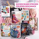 "Socken selber stricken für jeden Geschmack." Sieben Bücher, die Strickanleitungen für verschiedene Sockenarten zeigen.