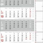 Kalender für September bis Dezember 2027 mit Feiertagen wie Weltkindertag, Tag der Deutschen Einheit, Alleheiligen und Weihnachten.