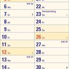 Kalendertitel: September 2027. Wichtige Tage: 20. Weltkindertag*. Monatsübersicht für August und Oktober unten.