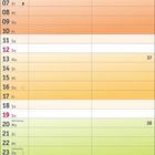 Kalender für September 2027. Wochen nummeriert von 36 bis 39. Markierte Feiertage: Weltkindertag am 20. und Herbstanfang am 23.