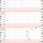 Kalenderblatt für September mit Winnie-the-Pooh und Bienen. Enthält Tag-Namen und -Nummern, Honigtopf und dekorative Illustrationen.