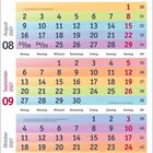 Kalender mit den Monaten August, September und Oktober 2027. Feiertage sind markiert und farblich hervorgehoben.