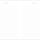 Links und rechts steht „ADRESSEN“. Zwei Spalten mit linierten Seiten für Notizen.