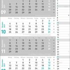 Kalender für September bis Dezember 2027, mit Feiertagen wie 3.10. Tag der Deutschen Einheit, 31.10. Reformationstag.