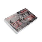 „Rewriting Narratives: New Media Art from the Arab World“. Schwarz-weiß Fotografie von Menschen in Bewegung.