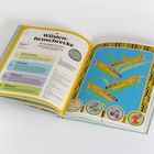 Die Wüstenheuschrecke, gefährlicher Schwarm. Links Infos, rechts Illustration von Heuschrecken auf Blättern.