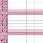 Kalender für September 2027. Enthält Wochentage in mehreren Sprachen und Datumseinträge in Rosa und Weiß.