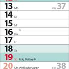 Kalender von September 2027, besondere Daten: 19. Eidg. Bettag, 20. Weltkindertag, 23. Herbstanfang.