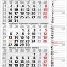 Kalender für August bis Oktober 2027. Wochentage in mehreren Sprachen. Enthält markierte Sonntage und Feiertage.