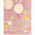 Eine Illustration mit dem Datum „9“ und den Tagen 1 bis 30. Bunte, verschnörkelte Formen auf rosa Hintergrund.