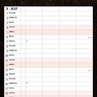 Kalenderseite für September 2027. Oben Windmühlen in einer nebligen Landschaft bei Sonnenaufgang.