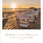 Text: "Lebe heute, vergiss die Sorgen der Vergangenheit." - Epikur. Kalenderblatt September 2027. Boot am See bei Sonnenuntergang.