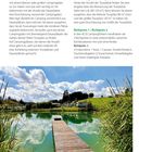 Texte: "Kleinster / größter Tourplatz", "Richtpreis 1 / Richtpreis 2".  

Eine schöne Campingplatzlandschaft mit einem See und Steg.