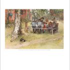Carl Larsson „Frühstück unter der großen Birke“ zeigt Menschen bei einem Picknick. Kalenderseite für September 2027.