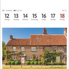 Juli, 28. Woche, 21.6.–22.7., Montag 12 bis Sonntag 18. Cottage in Burnham Market, Norfolk. Backsteinhaus mit Efeu.