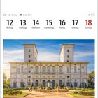 Juli 12 Montag bis 18 Sonntag. Garten der Venus und Villa Borghese. Ein beeindruckendes, klassisches Gebäude.