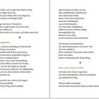 Zwei Gedichte. Titel: „Ausgeliefert“ und „Bitte einen Kaiserschnitt!“. Thema: Verlust, Trostsuche, Geburtserfahrung. Seitenzahlen 18, 19.