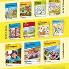 Überschrift: "Üben, lernen und Spaß haben mit weiteren Titeln aus dem Hauschka Verlag." Cover von Übungsheften für 3. und 4. Klasse.