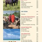 Inhalt ab Seite 239: Vegetation, Klima, Lake Turkana, Maasai Mara, Amboseli, Tsavo, Küste. Fotos von Büffeln, Menschen und Kamelen am Strand.