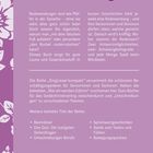 Rätselbuch der Redewendungen, Text erklärt Redewendungen, Quiz und Unterhaltung für Senioren. Blumenmuster am Rand.