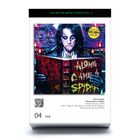 "The Art of Metal Covers Vol. 3", "ALONG CAME A SPIDER", "Alice Cooper", "04 FEB". Gruselig geschminkte Figur mit Buch.