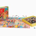 „Die Welt von Romeo und Julia“, 1000 Teile, bunte Puzzlebox, dazugehörendes Puzzle mit vielen Figuren und Szenen.