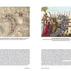 Links: „Artillery is given pride of place in this illustration (c. 1770) of the Third Battle of Panipat." Rechts: „Mufti sprinkling Ottoman cannon with rose water."