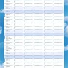 Kalender im September. Vogel oben links, Küste und Leuchtturm unten. Text: "09 Insel Hiddensee".