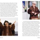 UNTEN Madonna in Evita, OBEN Meryl Streep in Der Teufel trägt Prada, beide in Fendi-Pelz. Links Madonna mit erhobenen Armen.