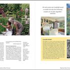 Links: „Fondation Claude Monet“ mit Beschreibung der Stiftung. Rechts oben: Zitat von Claude Monet. Rechts unten: Info über Claude Monet.
