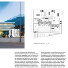 Ein Haus mit Shopping und Bildung, ökologisch durch reduzierten Bodenverbrauch. Grundriss 1. Obergeschoss sichtbar.