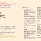"WARENKUNDE MEHL – die Welt der glutenfreien Mehle, Stärken und Bindemittel". Unterseite zeigt Brot und Gebäck. Links Begrüßungstext. Rechts Infos zu Getreidemehlen wie Reismehl, Hafermehl, Maismehl.