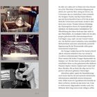 Zitat: „Ich ließ Denkmäler aus Bronze... Ich hinterlegte sie in den Fundamenten für zukünftige Zeiten.“ Bilder zeigen die Produktion der Voyager Golden Records. Diagramme und Text beschreiben technische Details zur Datenplatte.