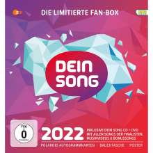 Dein Song 2022 (Die limitierte Fanbox), 1 CD, 1 DVD und 1 Merchandise