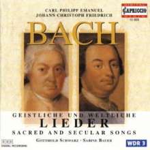 Johann Christoph Friedrich Bach (1732-1795): Lieder, CD
