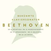 Ludwig van Beethoven (1770-1827): Klaviersonaten Nr.8,12,14,21,23,26, 2 CDs