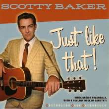 Scotty Baker: Just Like That!, CD