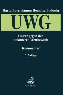 Gesetz gegen den unlauteren Wettbewerb (UWG), Buch
